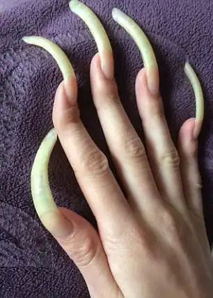 妹纸3年没剪指甲网友直呼恐怖