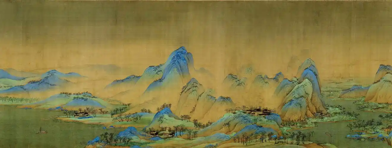 陪孩子听中国美术简史-25-天才少年丹青意:北宋王希孟和《千里江山图