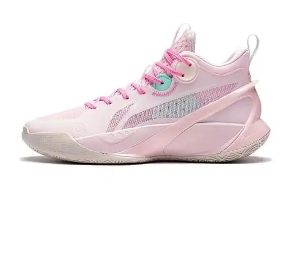 lining李宁音速樱花男大2022新款高帮实战篮球篮球鞋