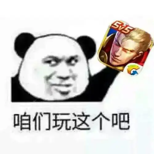 金馆长熊猫斜眼王者荣耀咱们玩这个吧gif动图_动态图_表情包下载_soo