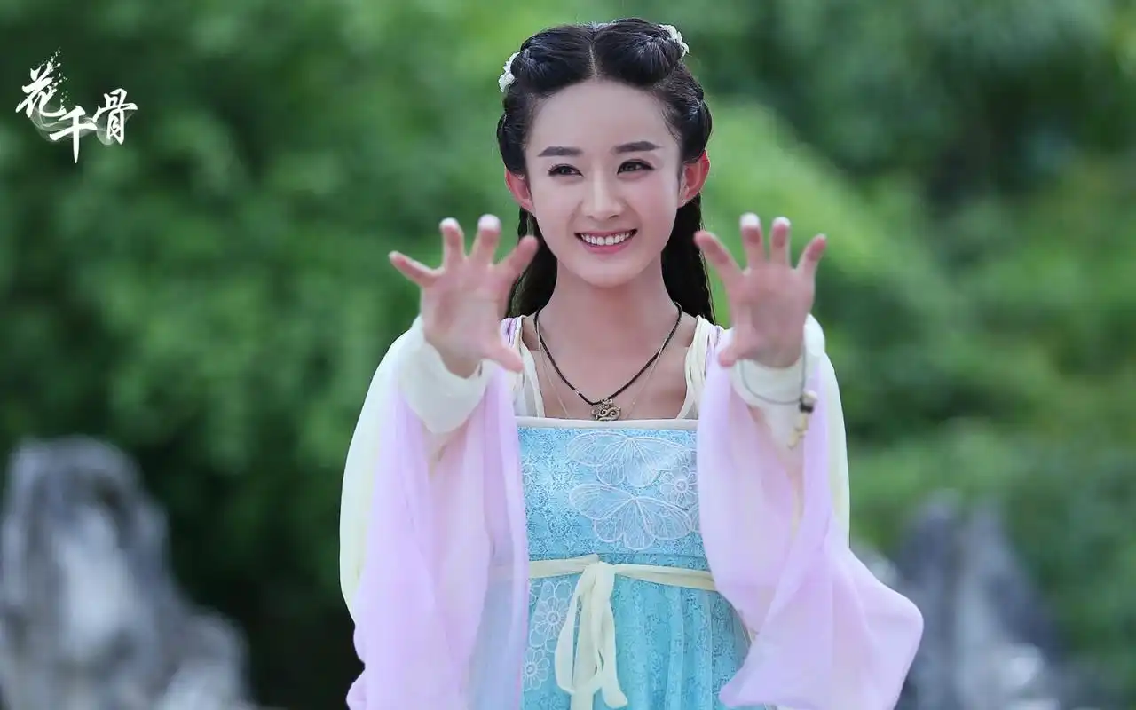 赵丽颖桌面壁纸_《花千骨》剧照中的赵丽颖