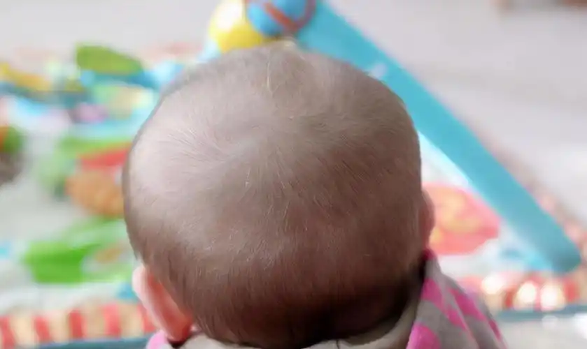 8个月的宝宝地中海发量令人堪忧网友上辈子是个程序员