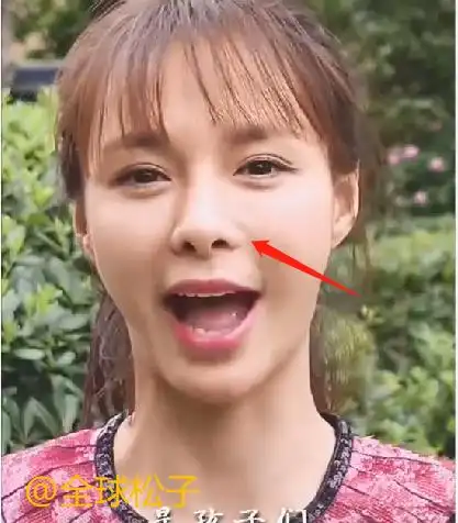 沈梦辰录制怼脸视频,鼻子两边不对称看着有点"怪"