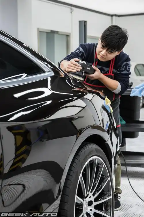 奔驰s450全车抛光打蜡精洗