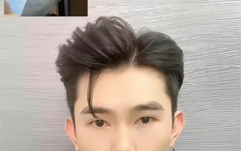 不想要太正式的三七背头,不妨试试这款溜须背头#男士造型