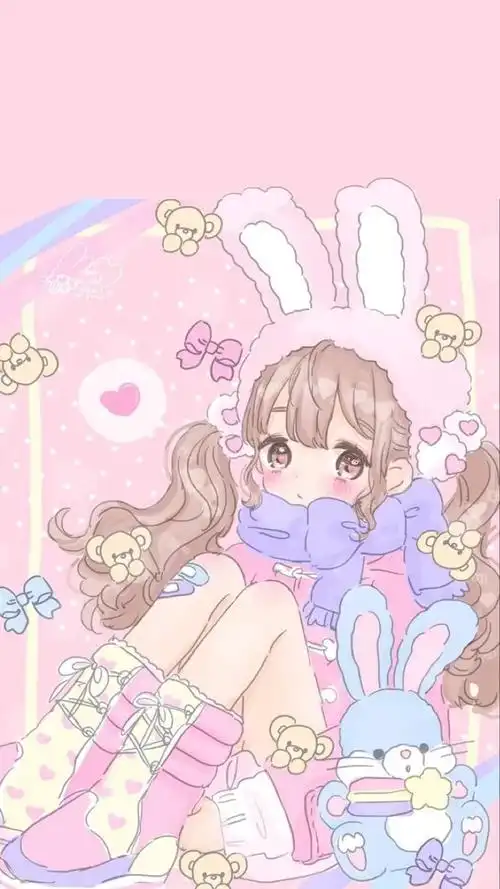 小清新萌女少女心 手机壁纸下载 _ 图片网