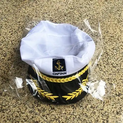 海军帽子男成人游艇陆战队水手帽现货海军上将船长帽