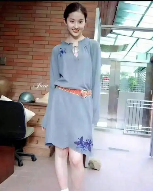 刘亦菲初中时期旧照