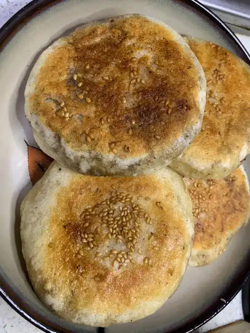 90后老阿姨做的油酥烧饼