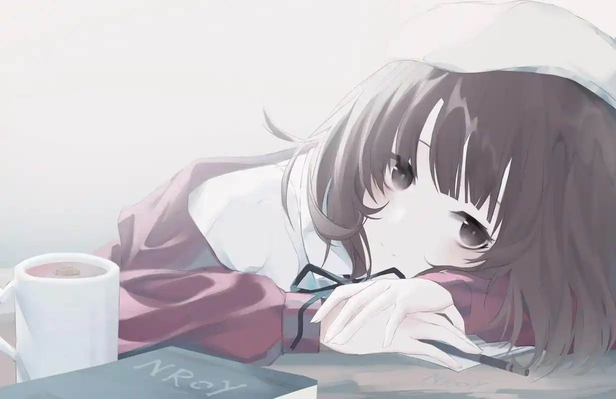 日漫轻小说《不起眼女主角培育法》中女主角加藤惠的高清插画壁纸