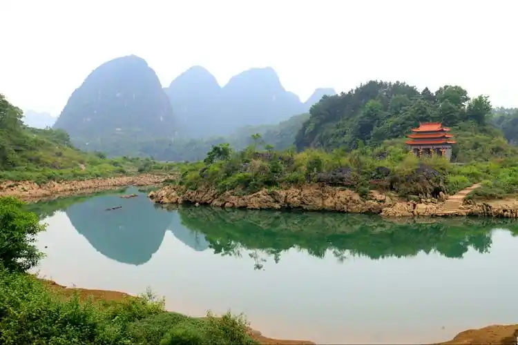 其它 赴一场看水赏花的都安行 写美篇          都安三岛湾景区坐落在