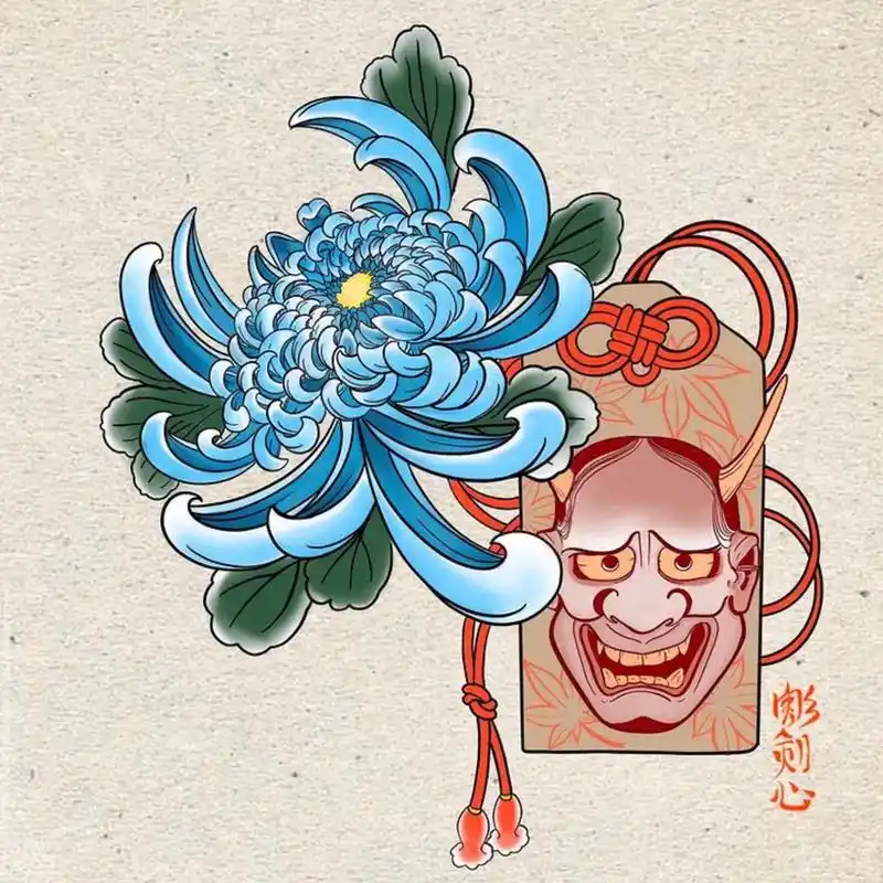 纹身手稿 #纹身 #日式老传统 #纹身图案手稿 #tatt - 抖音