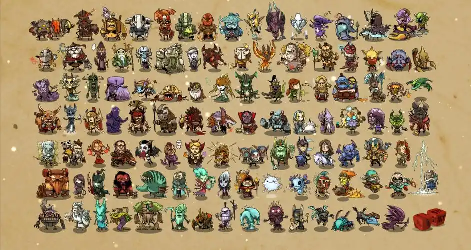 wallpaperenginedota2全英雄q版动态壁纸