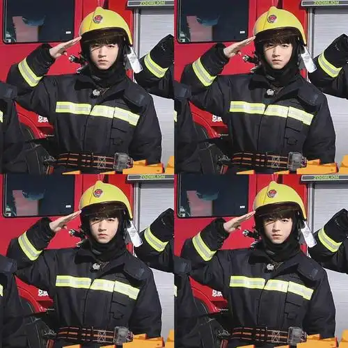 王俊凯身穿迷彩服 让人又忆当年的小土豆