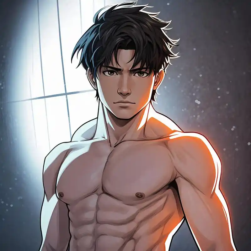 94帅气腹肌男漫画头像90