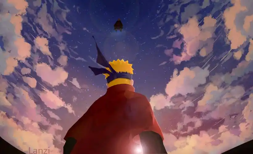 火影忍者旋涡鸣人头像插画图片壁纸