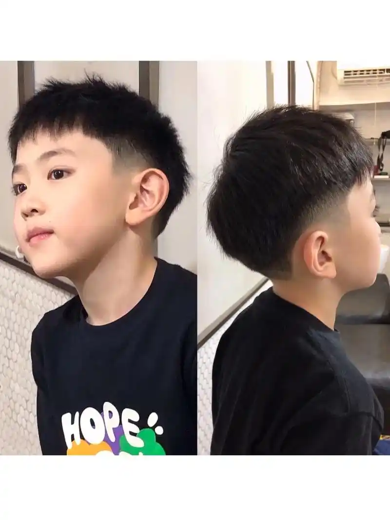 男童发型谁说小学生不能帅帅的