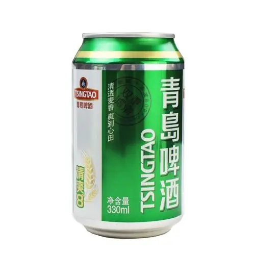 新货青岛啤酒清爽8度330ml罐装醇麦酿造啤酒全国啤酒