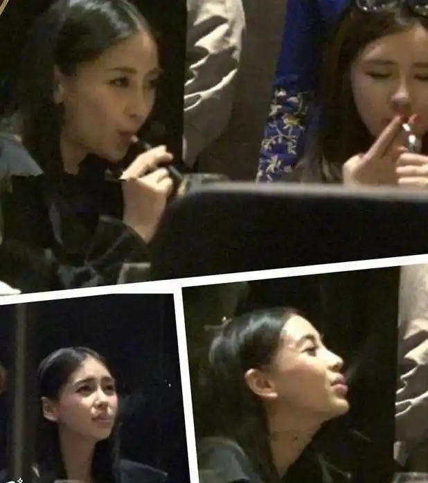 angelababy抽烟被拍:"老烟枪"抽烟动作娴熟