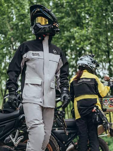 杜汉摩托车骑行雨衣雨裤外卖骑手分体式防雨服机车装备全身防暴雨