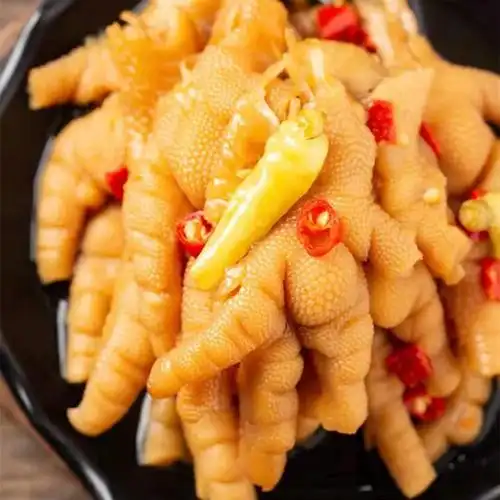 猫村长周小闹同款无骨鸡爪未时无骨凤爪双椒鸡脚柠檬酸辣网红休闲零食