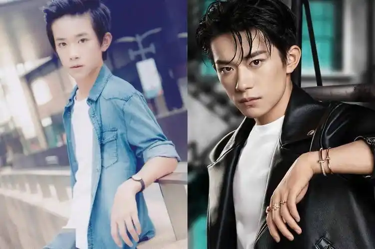 易烊千玺成长对比向稚嫩到成熟的时光转变