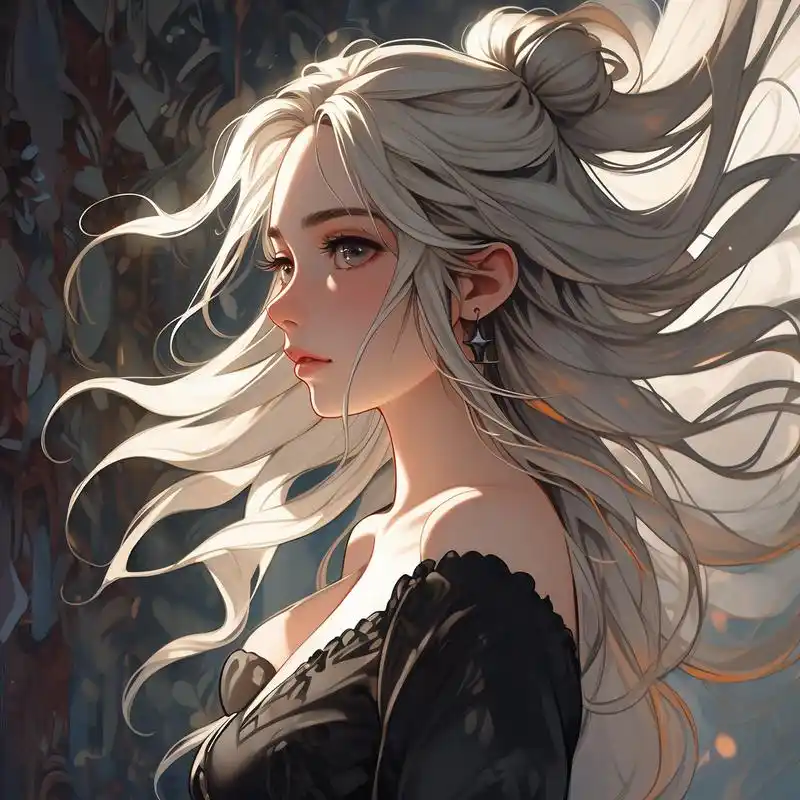 一眼就心动的优雅气质女生头像95