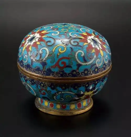 珐琅彩景泰蓝烧蓝的微观区别