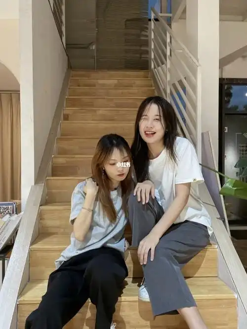 姐妹拍照日常158和170的身高差姐妹