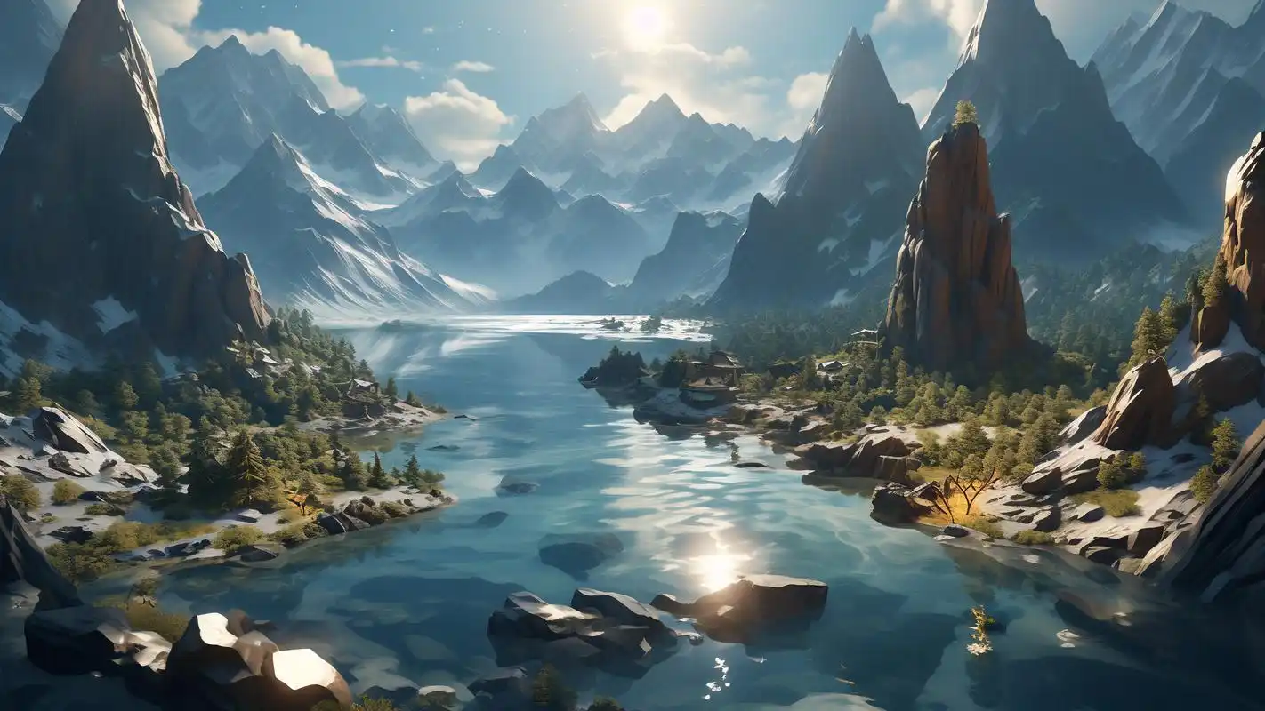 9015绝美高清山川湖泊横屏壁纸78