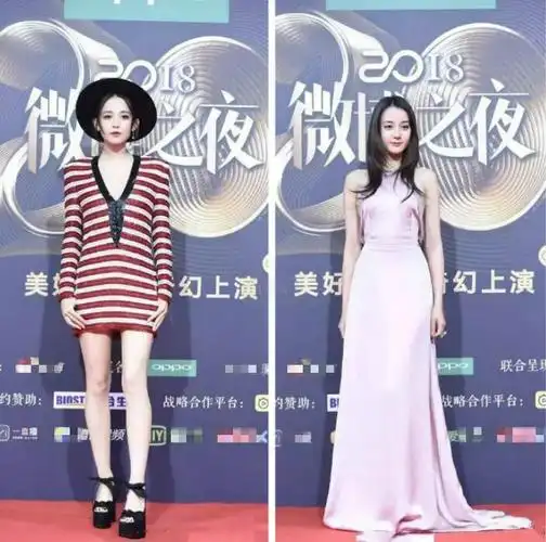 原创热巴和娜扎同框比美身高差4cm都穿裙子新疆二美谁赢了