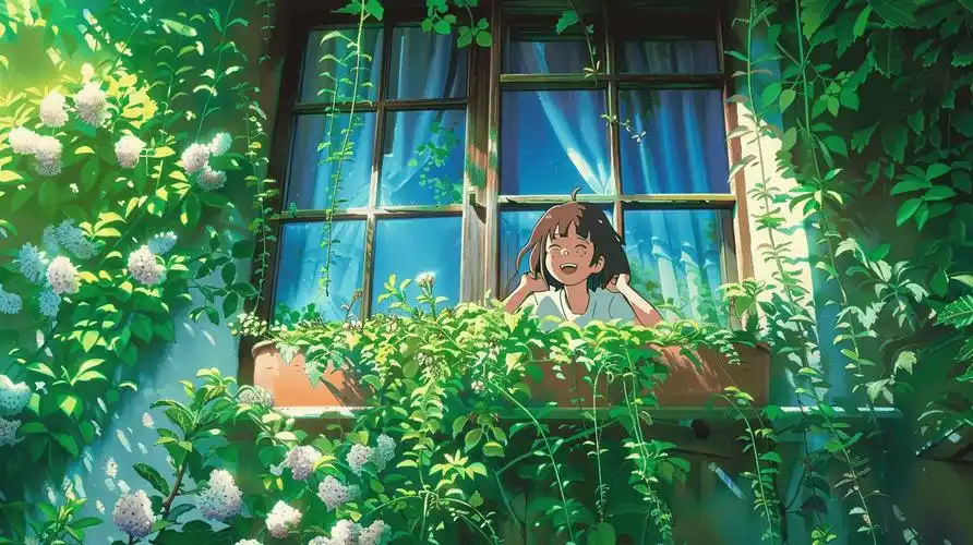 宫崎骏夏日漫画风壁纸,点亮你的屏幕与心灵!