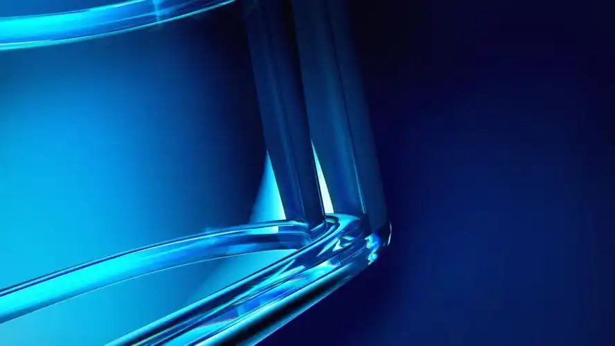 高清晰晶莹剔透的蓝水晶壁纸