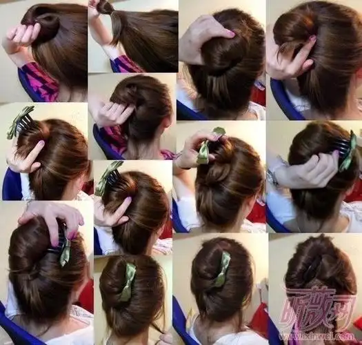 超全盘发教程 简单易学 - 妆容图库 - 昕薇网-中国领先的女性时尚门户