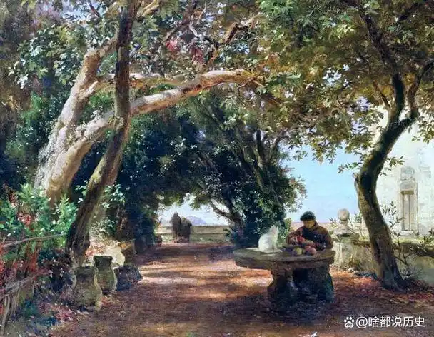 中世纪修道院花园,为僧侣提供了自然和谐相处的景观