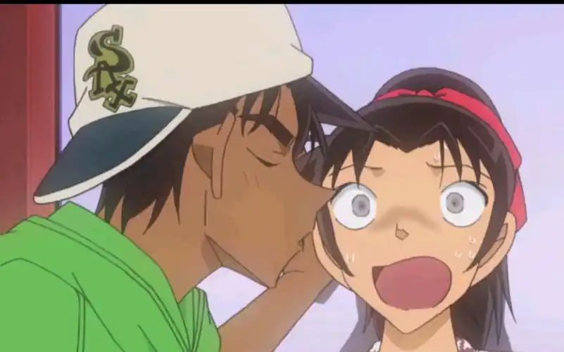 平次&和叶(斗子)  世纪之吻