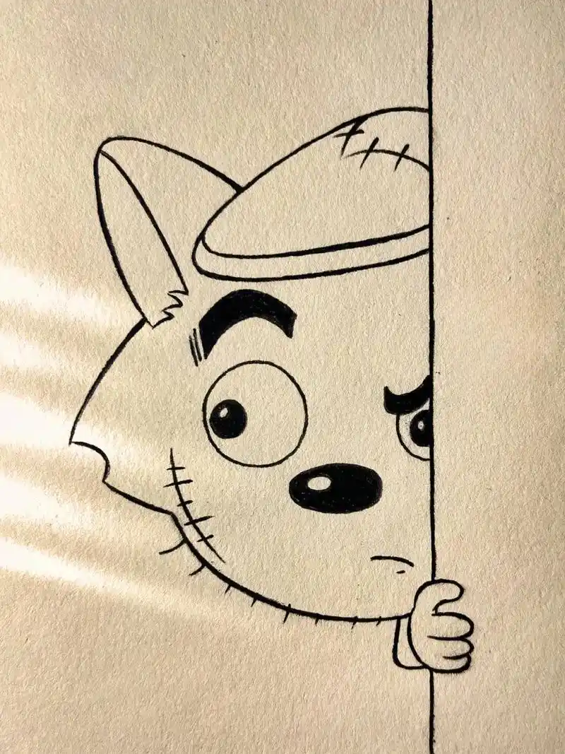 简笔画详细教程#画个简笔画 #灰太狼 童年回忆,不知灰太狼 - 抖音