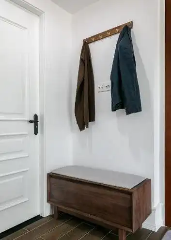 进门是玄关鞋柜设计效果图(进门玄关看到一地鞋)(15)