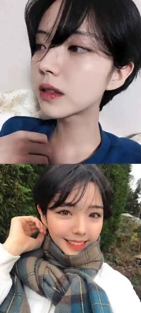 组女生超短发发型图片,将短发剪得超短,不仅清爽感十足而且还十分帅气