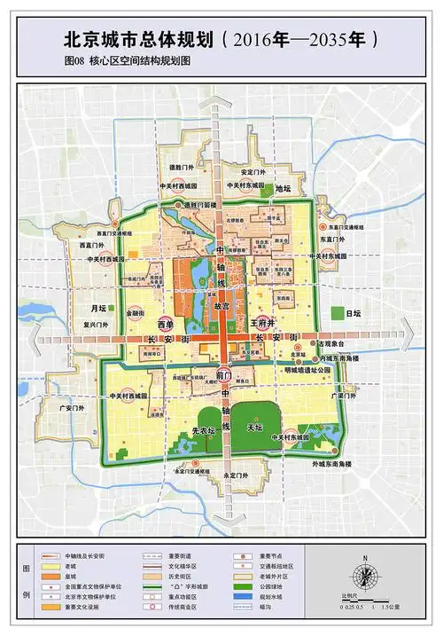 北京城市总体规划 (2016年—2035年)附图