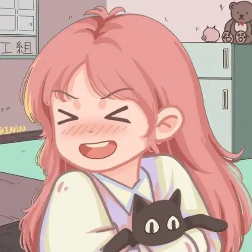 少女心粉色系卡通女生头像93#女头##女生头像