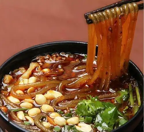 原味酸辣粉培训 原汤味制作 酸豆角 肉末制作尽在金正餐饮培训