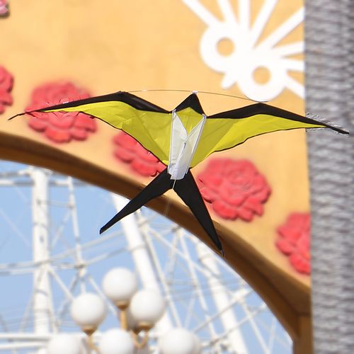 风筝燕子潍坊恒江沙燕七彩燕子黑燕线轮儿童风筝