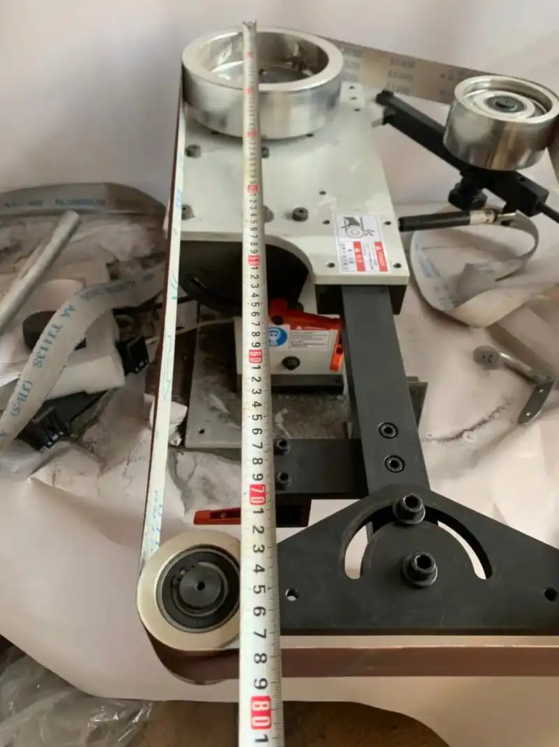 立卧两用砂带机平磨轮细节尺寸图#砂带抛光机 #专业的事交给专 - 抖音