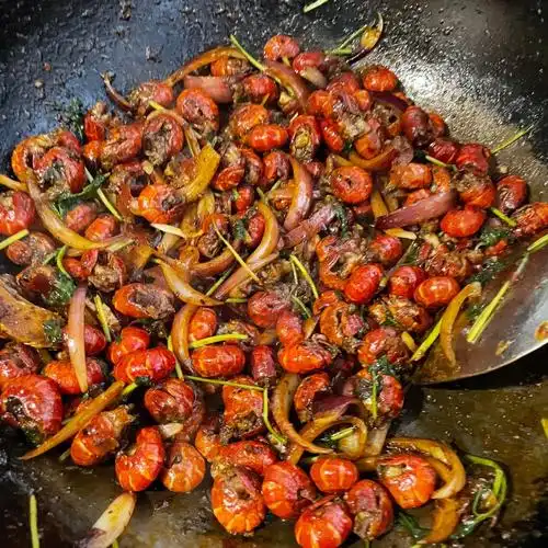 爆炒虾尾吃不腻的虾尾