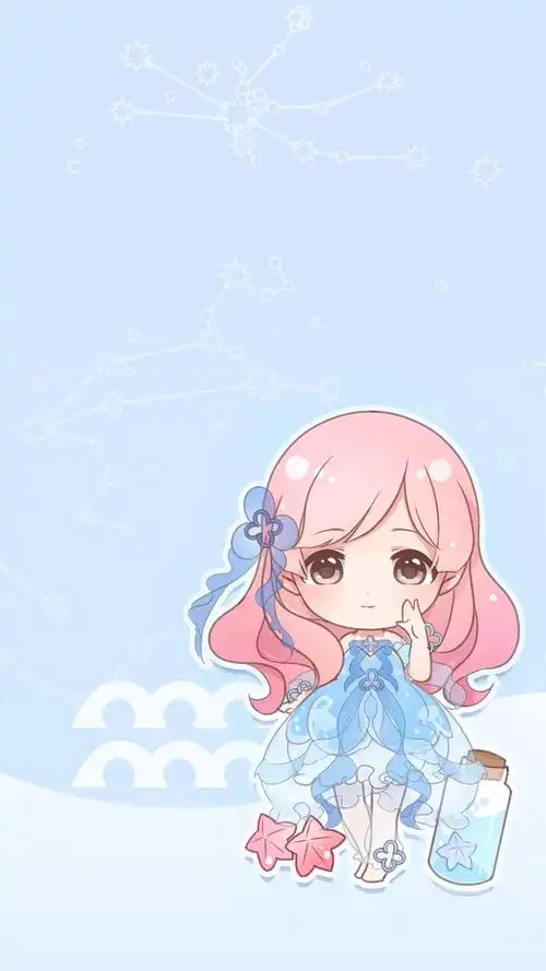 十二星座之水瓶座 动漫 女生