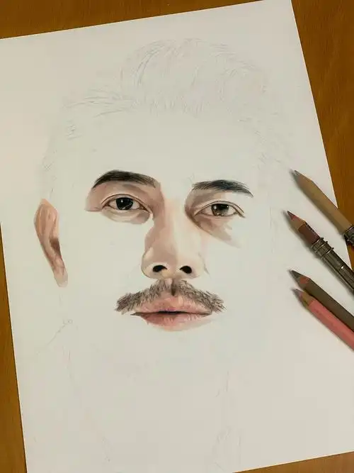 彩铅手绘7199——郭富城|纯艺术|绘画|rosencheng - 原创作品