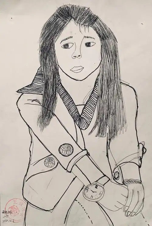 12月6日(周日下午)小学素描班学生作业赏析