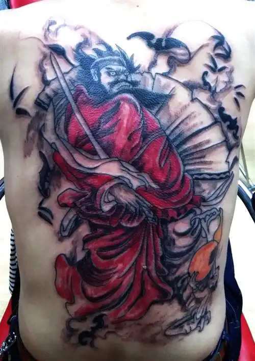 钟馗_作品展示- 神纹堂大纹身馆