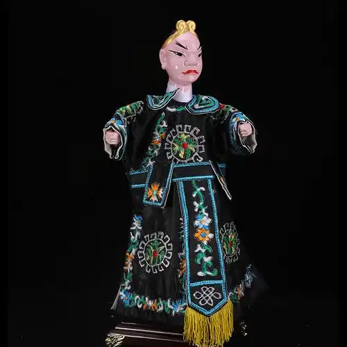 木偶武松漳州大名名府布袋剧团专业表演手工木偶